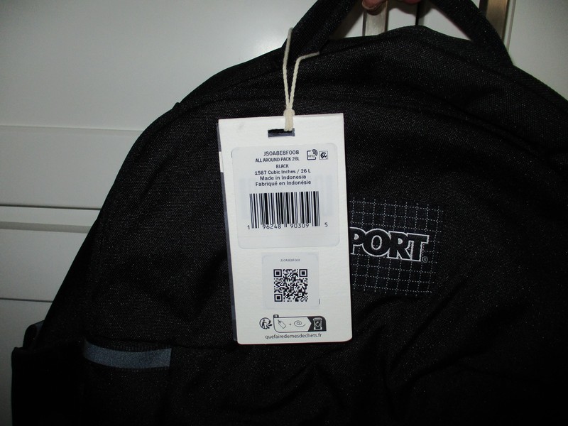 JanSport JS0a8e8f008 nwt Backpack 26L NEW all round pack travel black gallery