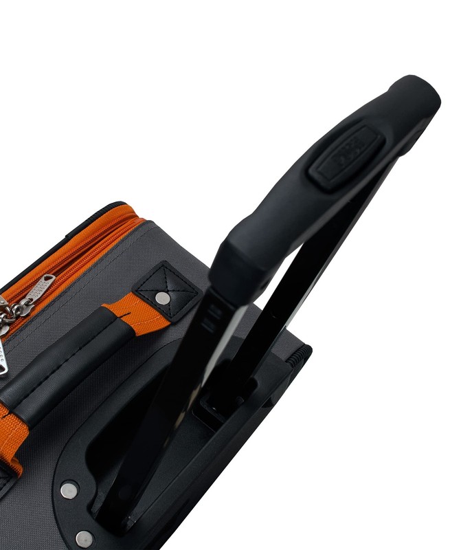 4-Piece Softside Luggage Set Expandable Travel Bags Charcoal gallery