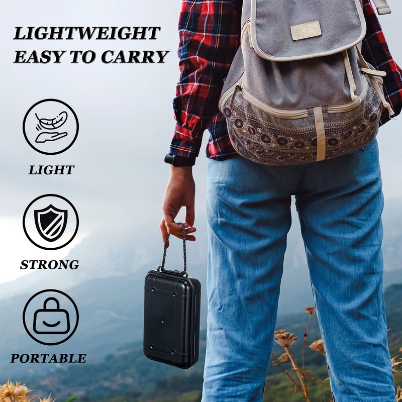 Relaxweex Waterproof Storage Box Foam Insert Shockproof Travel Case gallery