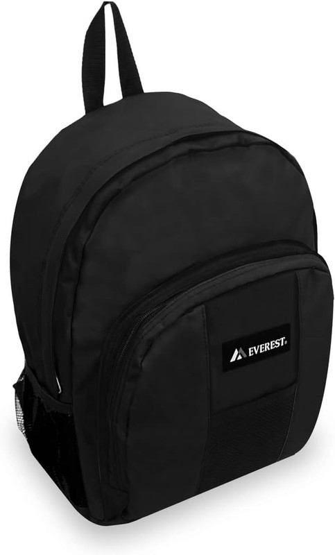 Luggage Backpack with Front and Side Pockets, Black, Large gallery