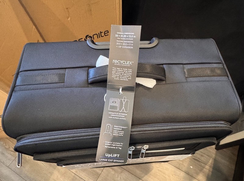 Samsonite UpLIFT Softside Large Spinner 152026‑1041 • BRAND NEW • 33” • Black • gallery