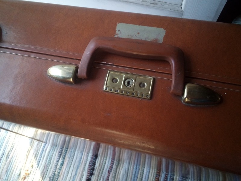 Samsonite Streamlite Suitcase 25" KEY VTG Luggage Hard Case gallery