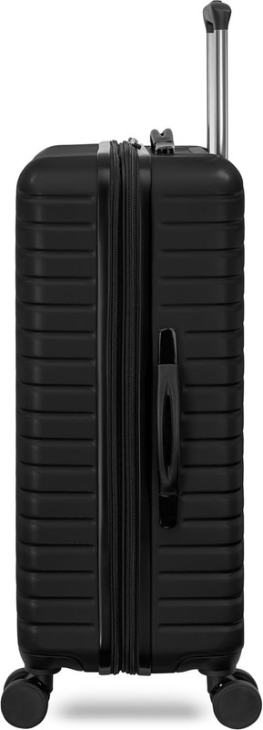 Everest Expandable Hardsided Spinner (Black, 3 Piece Set (28", 24", 20")) gallery