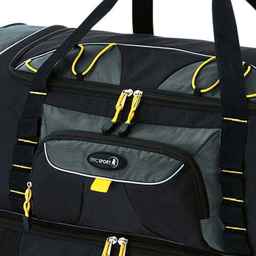 Rolling Duffel 36 In 2-section W/ Blade Wheels Padded Carry Handle Vacations New gallery