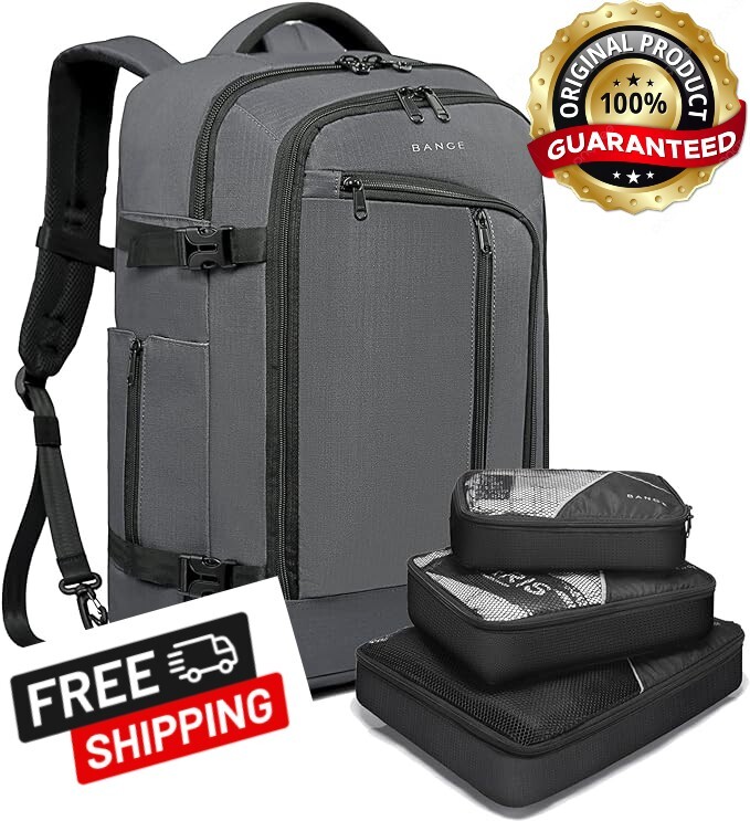 Travel Backpack FAA Flight Approved Weekender Bag Carry on Backpack Grey
