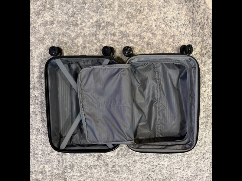 BUNDLE - Amazon Basics 21-Inch Hardside Spinner & Underseat Carry-On Roll Bag  gallery