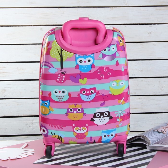Owls pattern for Children Hardshell Travel Suitcase Luggage Dual-wheel spinners gallery
