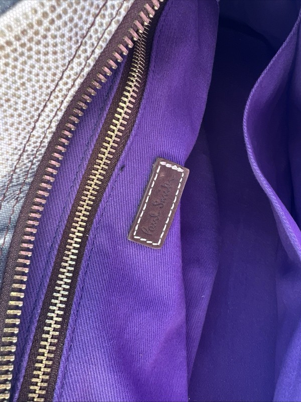 Paul Smith Multicolor Abstract Duffle Bag Adjustable Straps Zipper Closure gallery