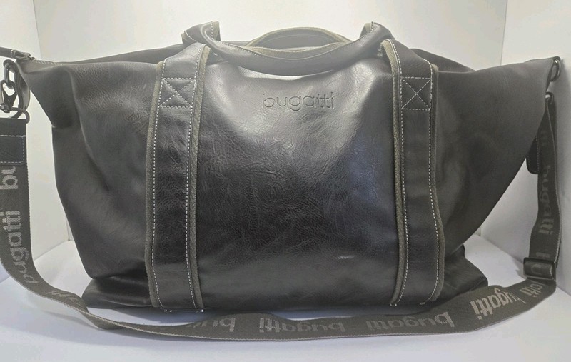 Bugatti Weekender Bag Deep Brown Leather