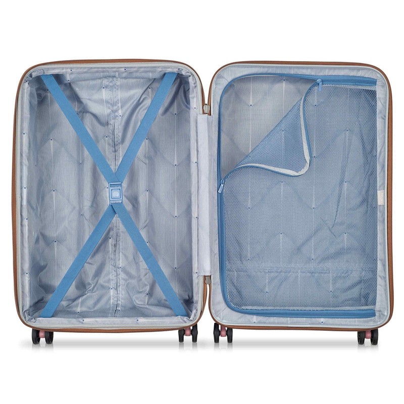 Freestyle 24" Medium Checked Expandable Spinner Luggage, Peony gallery