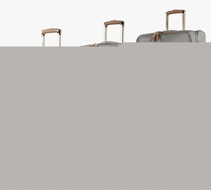 NEW 3PC STEVE MADDEN SPINNER HARLO COLLECTION LUGGAGE SET $840 GREY