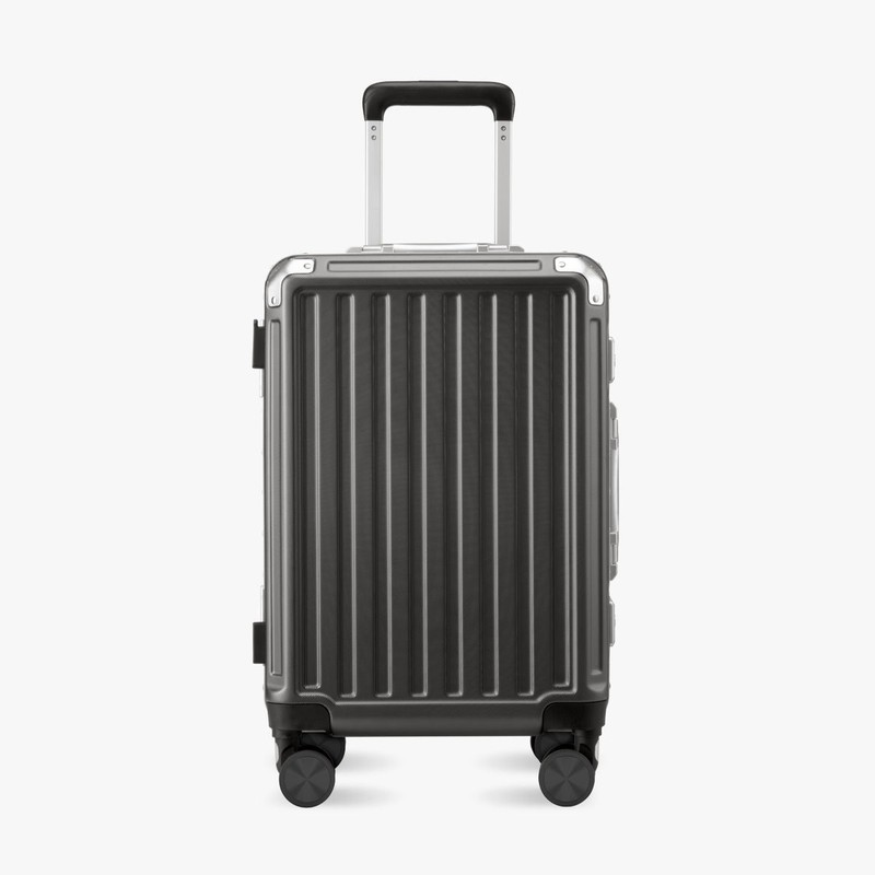 Luggex Carry On Luggage with Aluminum Frame, Polycarbonate Zipperless Luggage... gallery