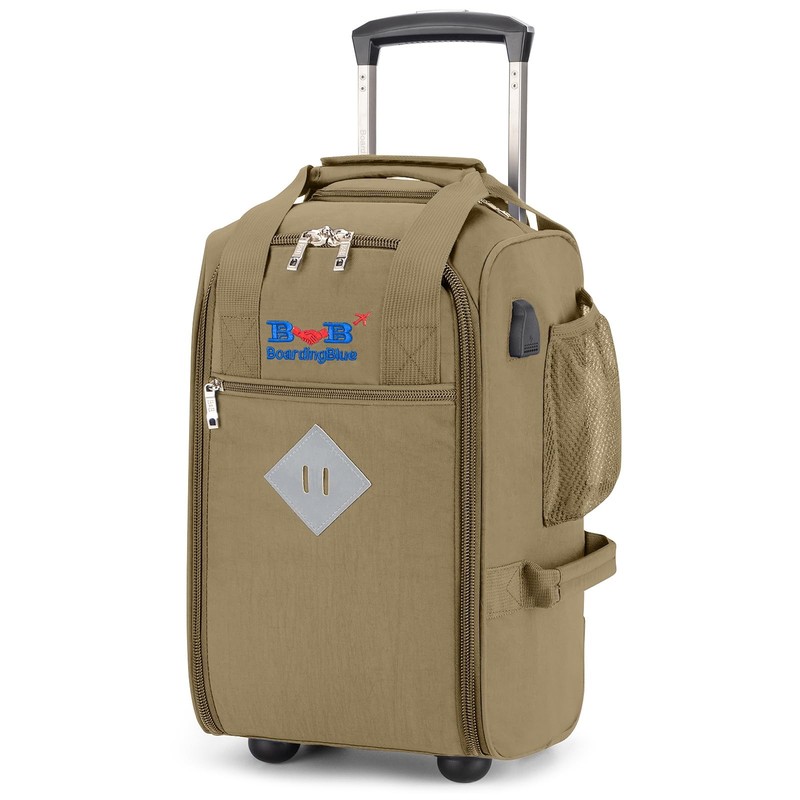 17x10x9 Inches United Airlines Rolling Personal Item Under Seat Duffle Bag Lu…