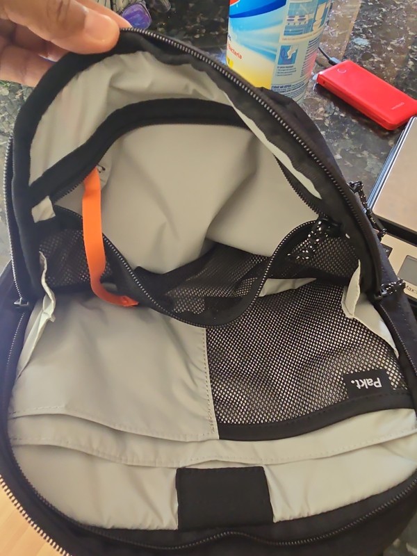 Pakt Black Backpack Laptop Multiple Compartments Adjustable Straps 15L gallery