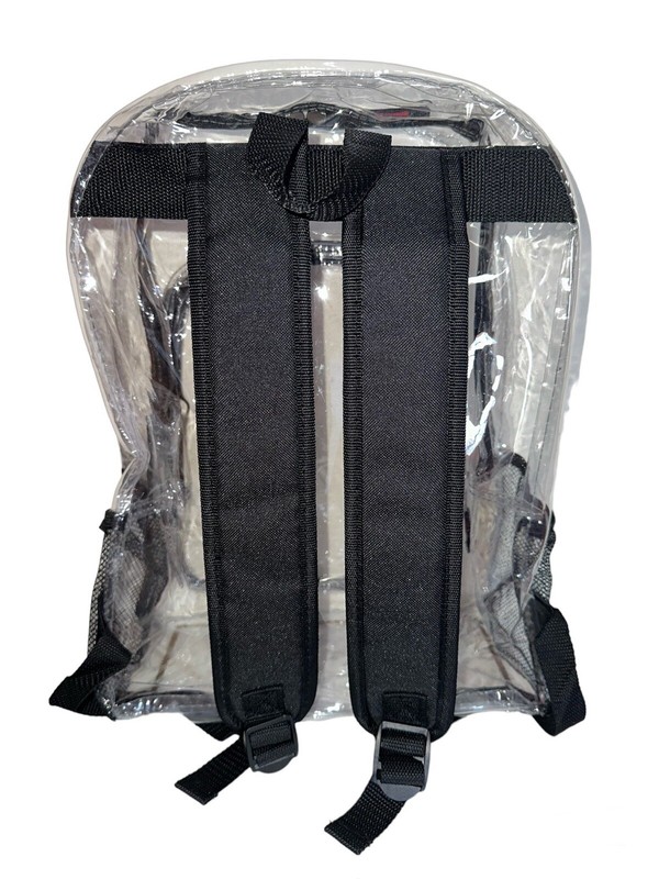 Clear Unisex Transparent Backpack Adjustable Strap PVC Waterproof Travel gallery