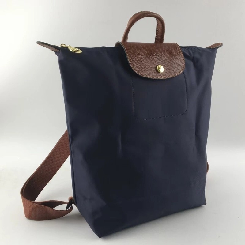 LONGCHAMP Le Pliage Original M Backpack Navy – Canvas New outlet