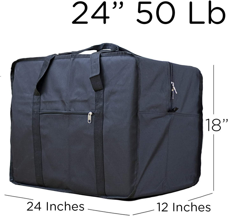 Extra Large Foldable Duffel Bag for – Heavy-Duty Cargo Bag with Zippers & Reinf gallery