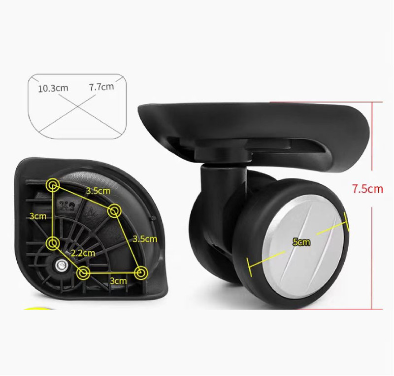 2pcs Luggage Wheel Replacement for Samsonite luggage A#31/B1#31 Universal wheels