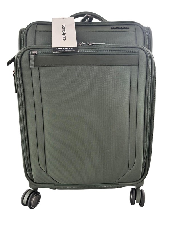 SAMSONITE LINEATE SOFTSIDE EXPANDABLE LUGGAGE WITH SPINNER WHEELS Carry-on GREEN gallery