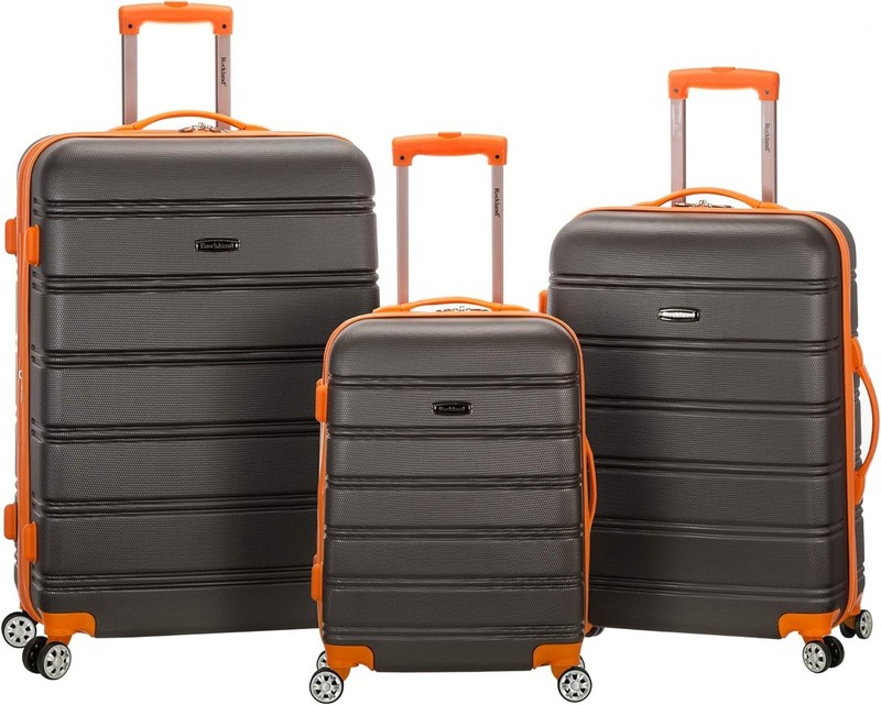 Melbourne Hardside 3 Piece Expandable Spinner Wheel Luggage Set, 20″/24″/28″,…