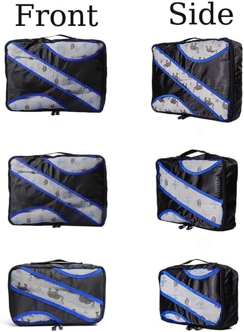 X2 Foldable Packing Cubes 5 PCs Set Travel Trip Organizers Bags Suitcase Luggage gallery