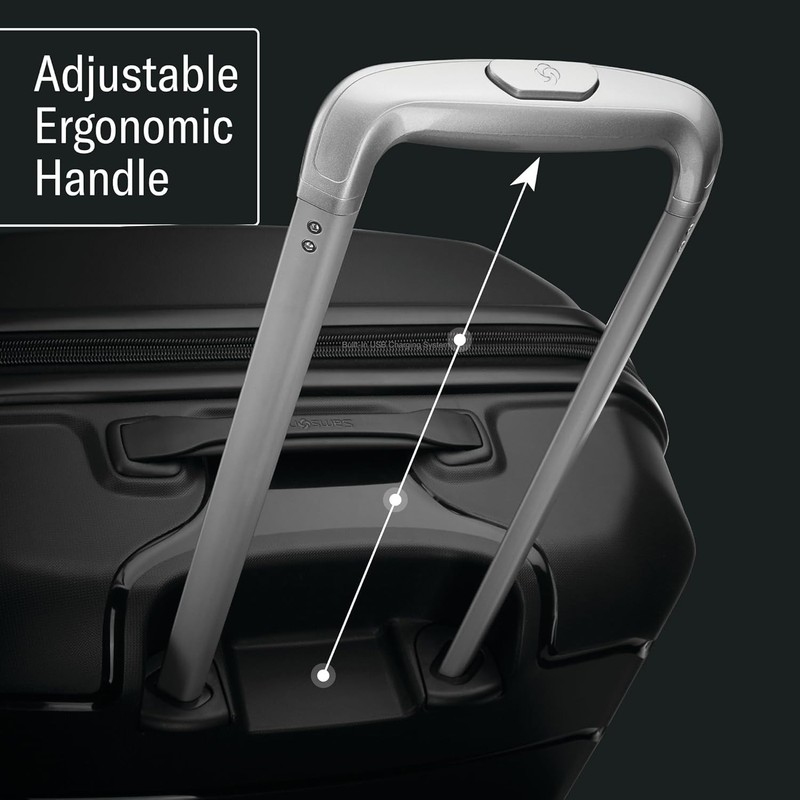 Durable 28-Inch Expandable Hardshell Luggage - Navy with Smooth 360° Wheels gallery