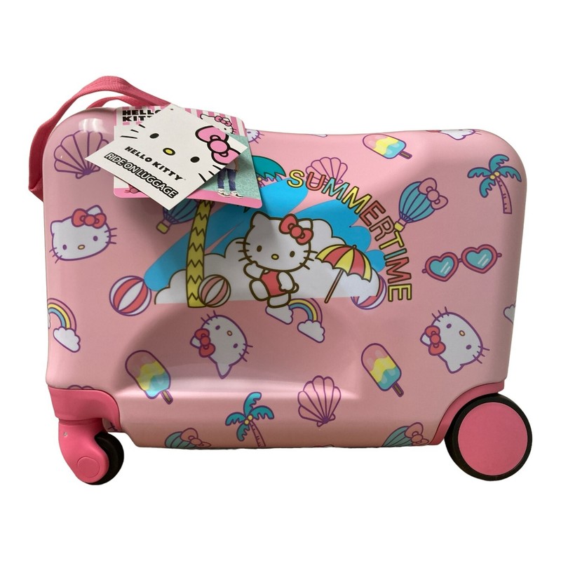 Kids’ Hello Kitty Carry Pull or Ride-On Hardside Luggage by FUL