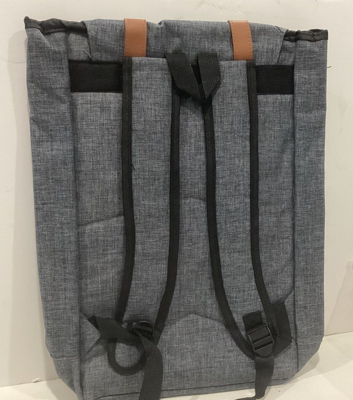 Backpack Prestige Gray Waterproof Magnetic Closure Inside & Front Pocket NEW gallery