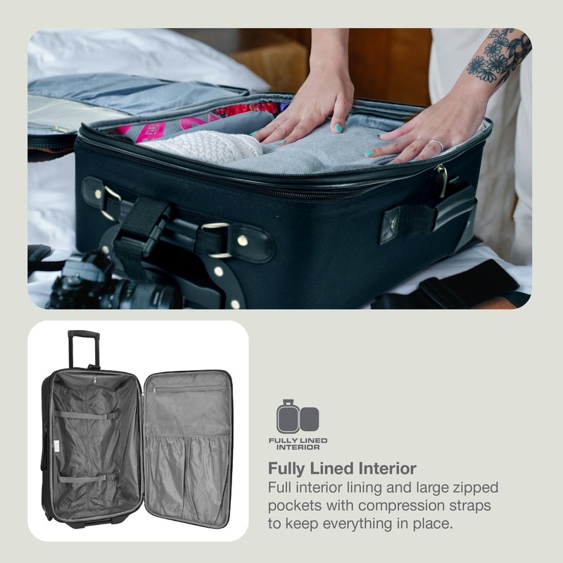Travel Select Amsterdam Softside Expandable Luggage with 29-Inch Large, Gray gallery