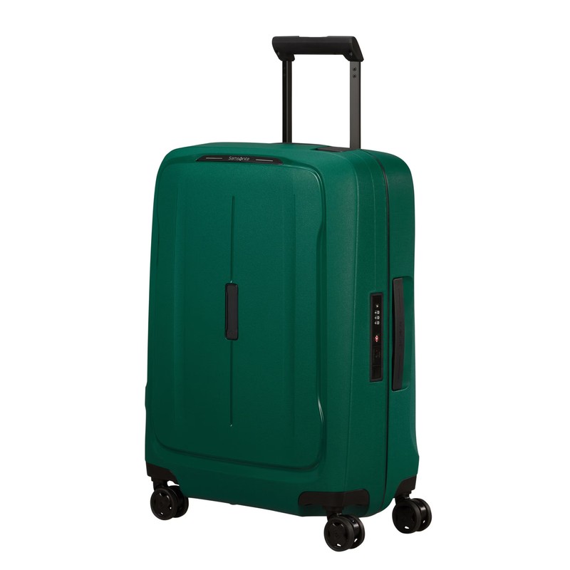 Samsonite Essens Ziperless Carry-on Luggage Suitcase Alpine Green – No Zipper