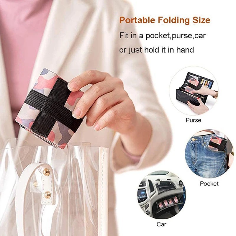 Foldable Travel Storage Bag Large Capacity Portable Camouflage Tote Shopping gallery