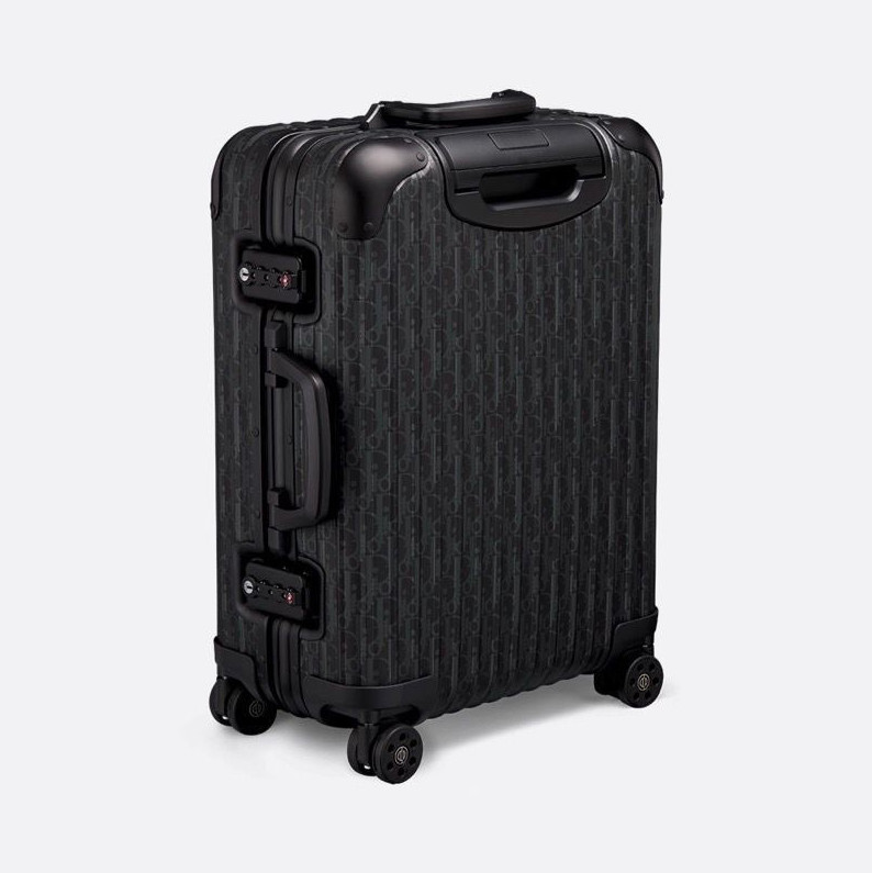 Dior RIMOWA Black Aluminum Spinner Hardcase Carry-On 19″-22″ Luggage