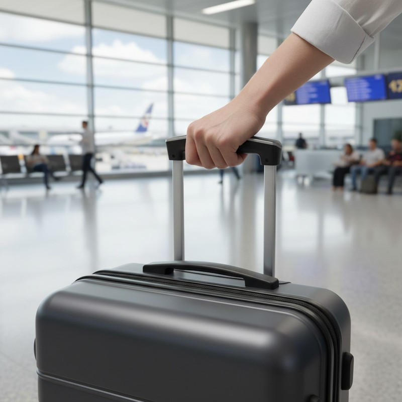 Easy-Install Suitcase Handle Replacement with Load Capacity of 110 Pounds