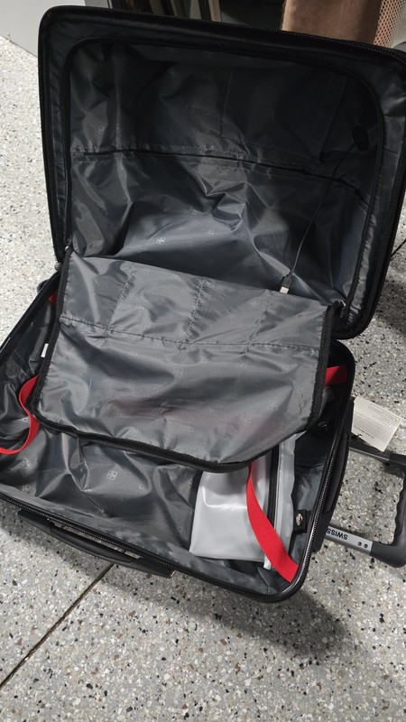 Swiss Tech 21 In. Hardside Expandable Luggage with Spinner Wheels Maroon gallery
