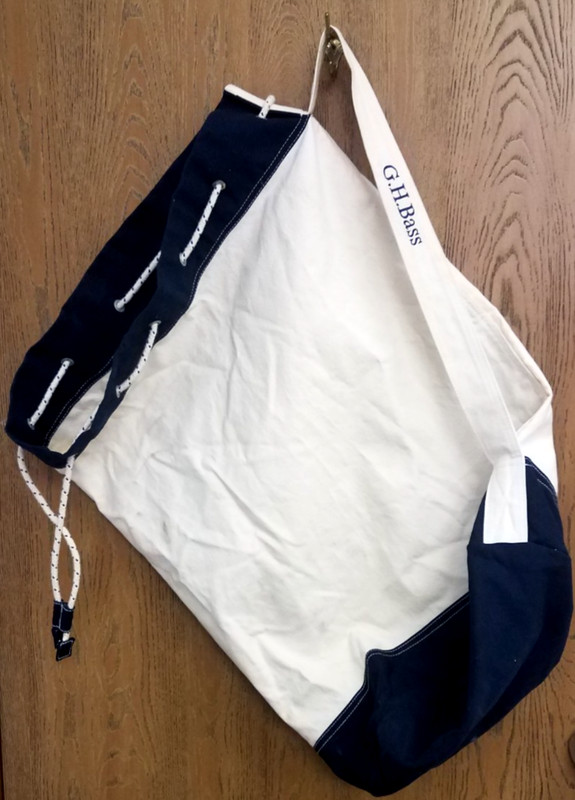 G.H.Bass Canvas Drawstring Duffle