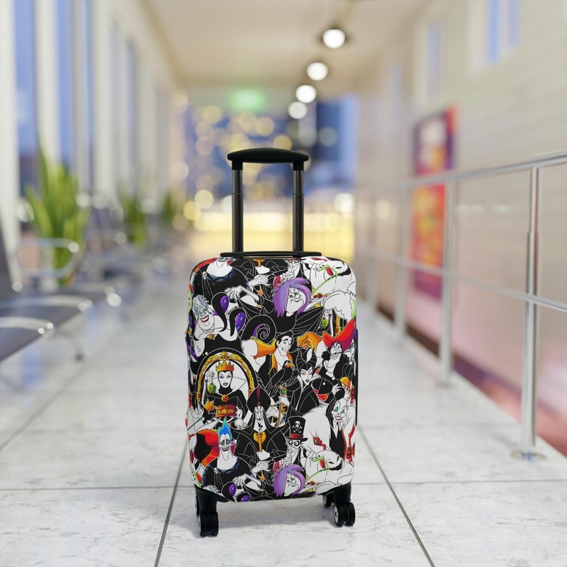 Villain Character Luggage Cover, Cruella Ursula Jafar Suitcase Protector