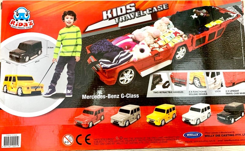 MERCEDES AND BATMOBILE KIDS TRAVEL CASE - US SELLER gallery
