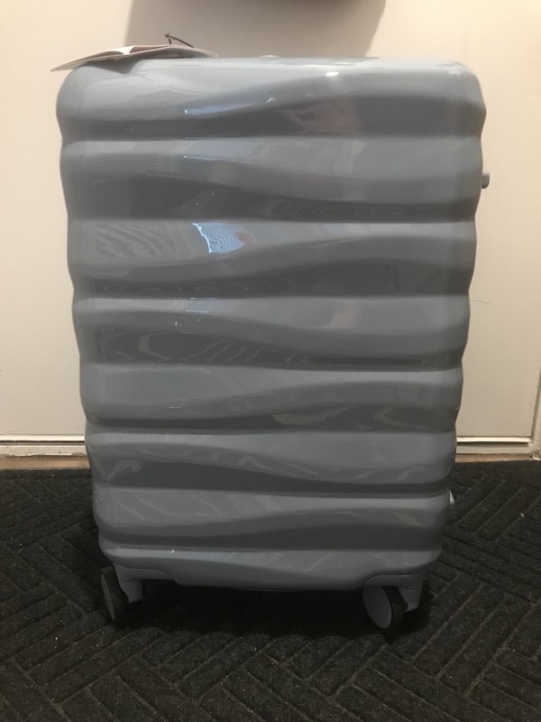 Traveler's Choice Edinburgh II Hardside Spinner Luggage TSA Lock Blue 21" Carry