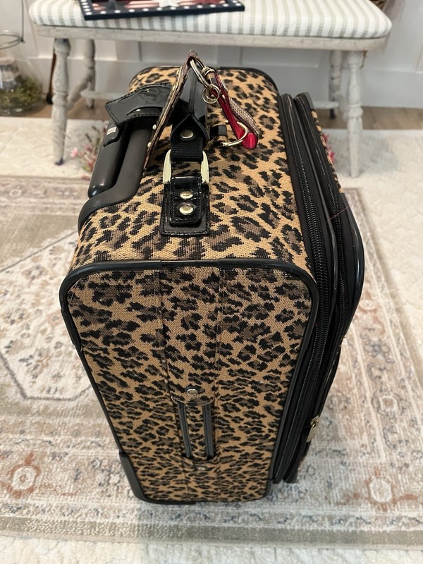 Leopard Cheetah Pattern Victoria Secret animal print carry on luggage gallery