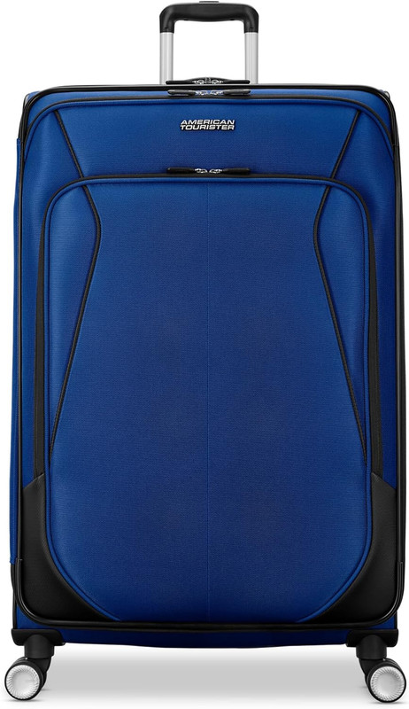 4 KIX 3.0 Checked-Large 28-Inch Spinner, Sapphire Blue gallery