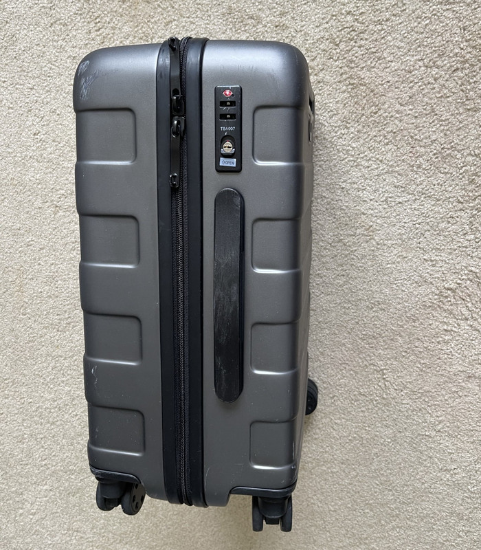 Japan MUJI Adjustable Handle Hard Shell Carry-On Urethane Resin Suitcase Luggage gallery