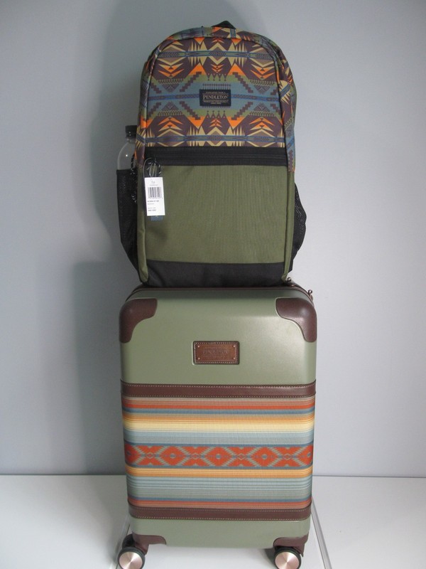 Pendleton Multi Color Aztek Luggage Set Carry On Spinner, 30" Check In & BP, NWT gallery