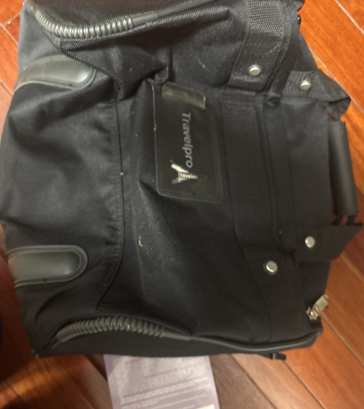 Travelpro Black Duffle Bag Carry On Pilot Bag gallery
