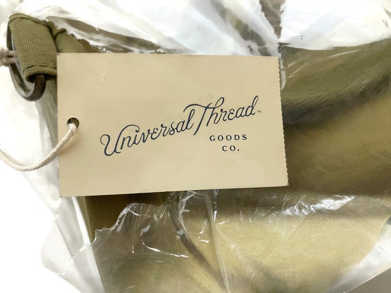 Universal Thread Green Nylon Duffel Weekender Bag Travel Underseat Carry-On NWT gallery