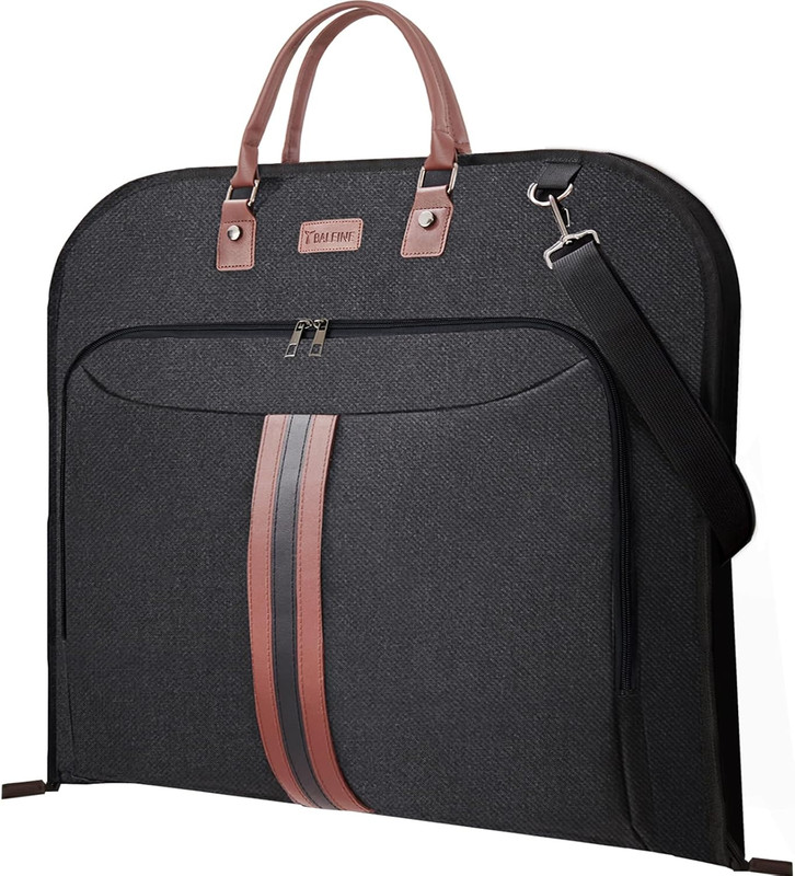 Travel Garment Bag, Travel Suit Bag for Men, 42” Waterproof Carry on Garment Ba