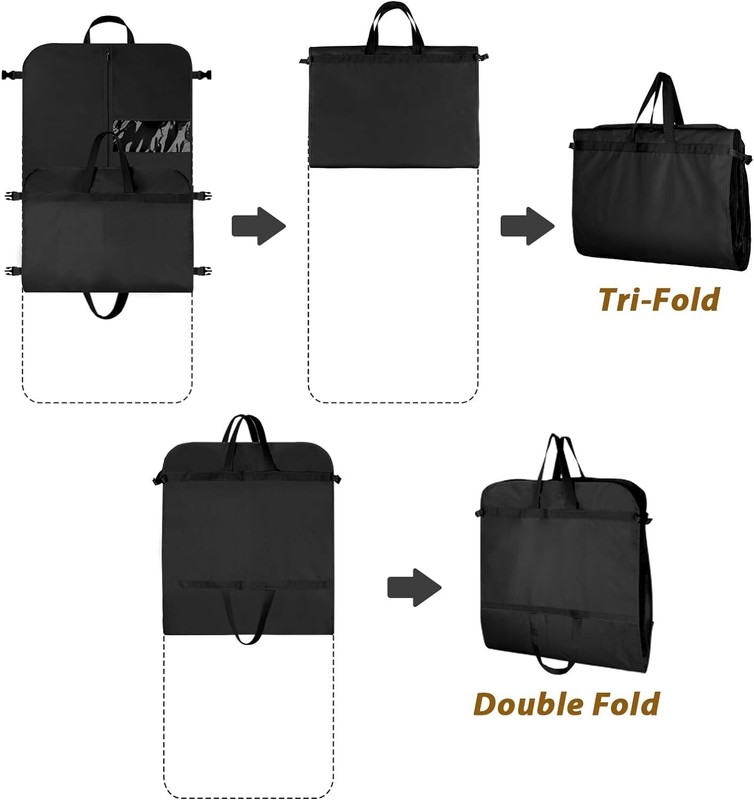 54" Premium High-Quality Multi-functional Garment Bags for Clothes Travel gallery