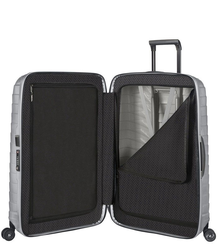 Samsonite Proxis Medium Spinner Suitcase Luggage, Silver gallery