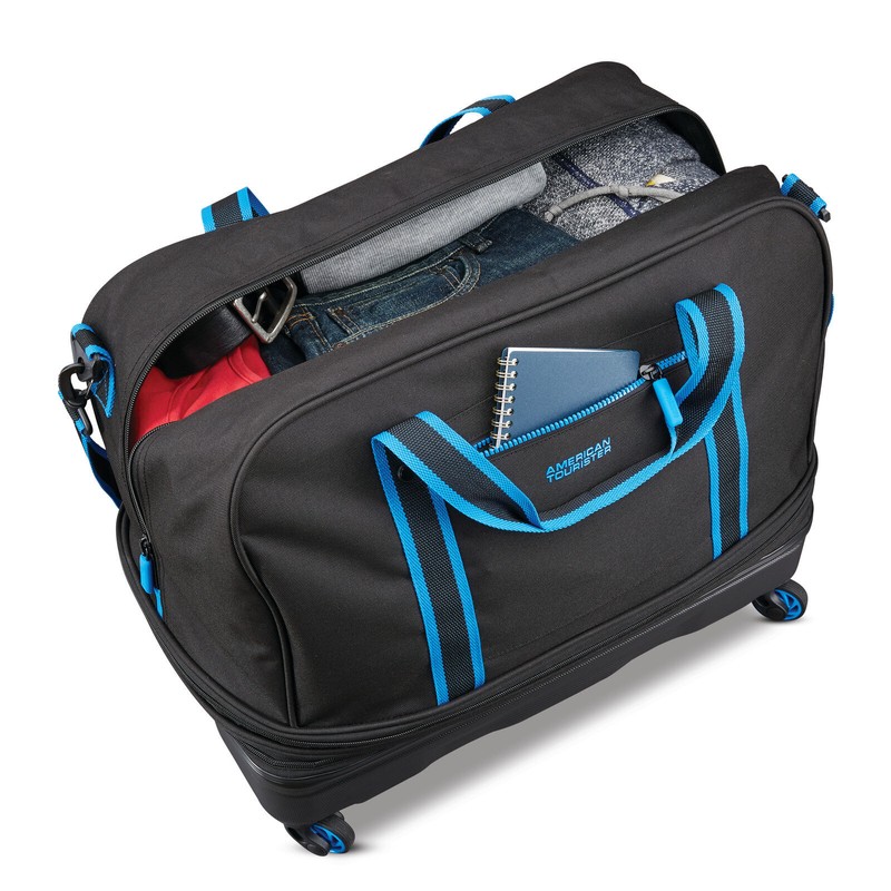 Hybrid Rolling Duffel Expandable Sturdy Molded Abs Chassis 600d Polyester Fiber gallery