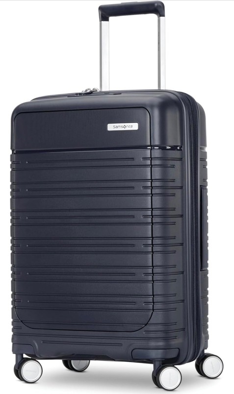 Samsonite Elevation Plus 23″ Expandable Carry-On Spinner Suitcase, Midnight Blue