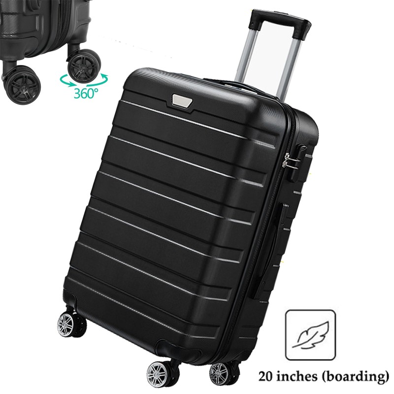 Carry On Luggage 20” Suitcase Travel Rolling Luggage Hardside w/Spinner Wheels
